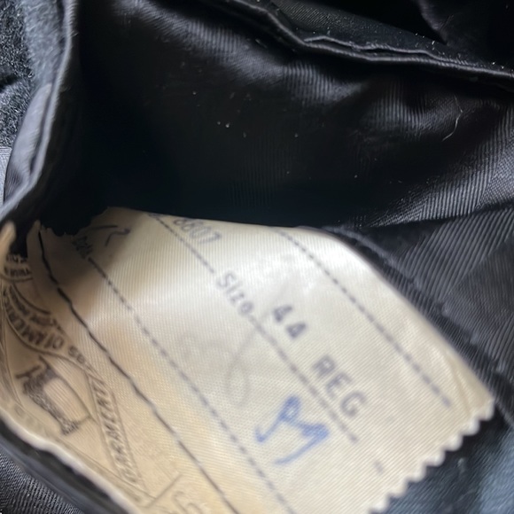 Sold sold Vintage cashmere Banks Philadelphia Botany 500 tailored by Daroff 44 - Picture 10 of 13